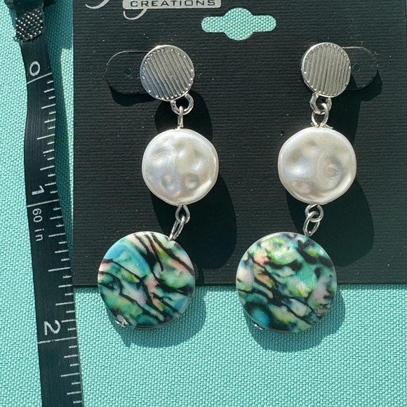 High-End Department Store Designer One of Kind Statement Earrings - Picture 4 of 5